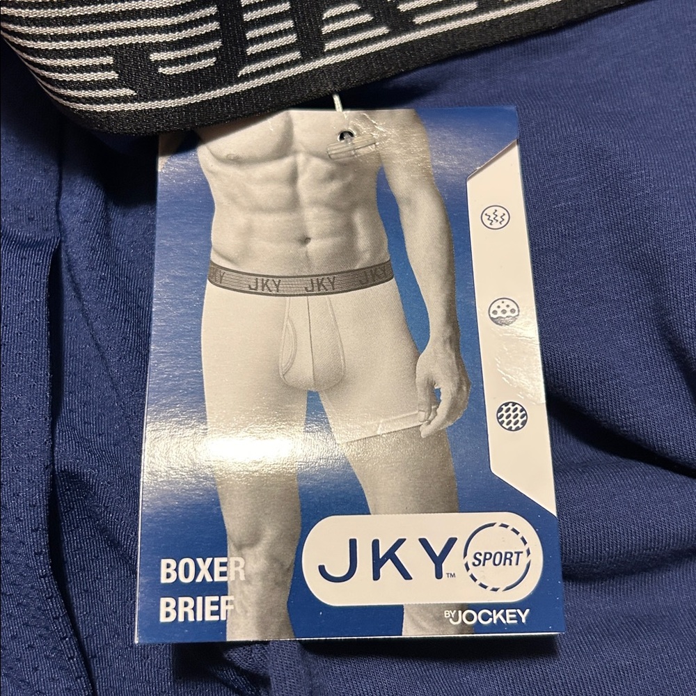 Jockey Men's Boxer Briefs - Navy, Gray, Black
31 pairs in total. - Picture 3 of 8